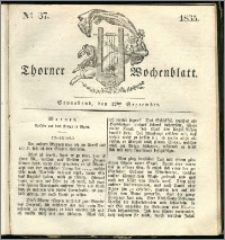 Thorner Wochenblatt 1835, Nro. 37 + Beilage, Zweite Beilage