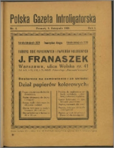 Polska Gazeta Introligatorska 1928, R. 1 nr 5