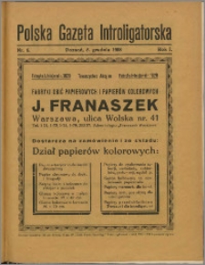 Polska Gazeta Introligatorska 1928, R. 1 nr 6