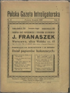 Polska Gazeta Introligatorska 1929, R. 2 nr 8