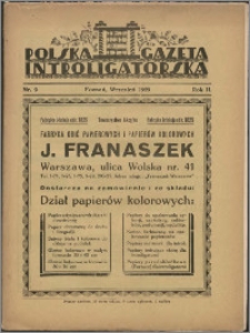 Polska Gazeta Introligatorska 1929, R. 2 nr 9