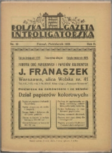Polska Gazeta Introligatorska 1929, R. 2 nr 10