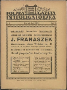 Polska Gazeta Introligatorska 1930, R. 3 nr 2