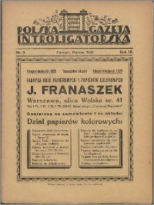 Polska Gazeta Introligatorska 1930, R. 3 nr 3