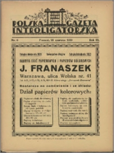 Polska Gazeta Introligatorska 1930, R. 3 nr 6