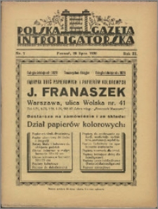 Polska Gazeta Introligatorska 1930, R. 3 nr 7