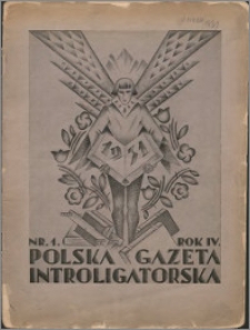 Polska Gazeta Introligatorska 1931, R. 4 nr 1