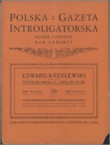 Polska Gazeta Introligatorska 1931, R. 4 nr 4