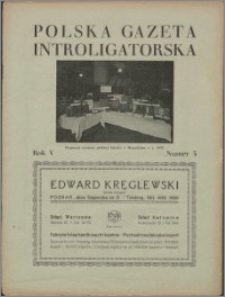 Polska Gazeta Introligatorska 1932, R. 5 nr 3