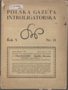 Polska Gazeta Introligatorska 1932, R. 5 nr 11