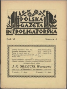 Polska Gazeta Introligatorska 1933, R. 6 nr 4