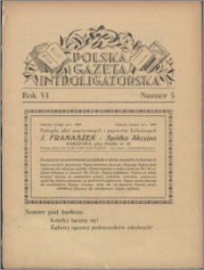 Polska Gazeta Introligatorska 1933, R. 6 nr 5