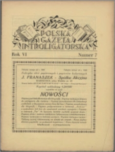 Polska Gazeta Introligatorska 1933, R. 6 nr 7