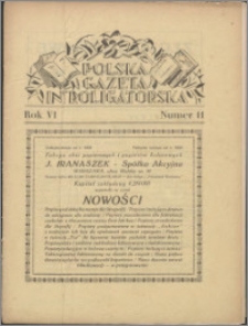Polska Gazeta Introligatorska 1933, R. 6 nr 11