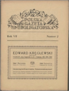 Polska Gazeta Introligatorska 1934, R. 7 nr 2