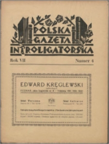 Polska Gazeta Introligatorska 1934, R. 7 nr 4