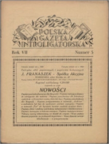 Polska Gazeta Introligatorska 1934, R. 7 nr 5