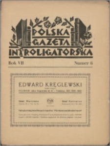 Polska Gazeta Introligatorska 1934, R. 7 nr 6