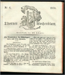 Thorner Wochenblatt 1838, Nro. 6 + Beilage, Zweite Beilage