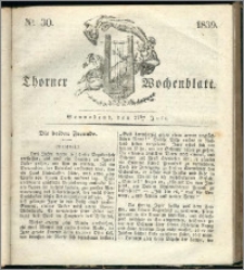 Thorner Wochenblatt 1839, Nro. 30 + Thorner wöchentliche Zeitung