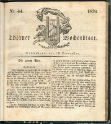 Thorner Wochenblatt 1839, Nro. 44 + Beilage, Thorner wöchentliche Zeitung