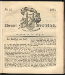 Thorner Wochenblatt 1841, Nro. 27 + Beilage