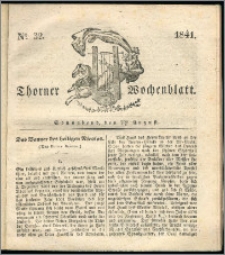 Thorner Wochenblatt 1841, Nro. 32 + Beilage, Thorner wöchentliche Zeitung