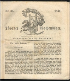Thorner Wochenblatt 1841, Nro. 39 + Beilage, Thorner wöchentliche Zeitung