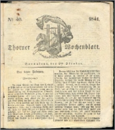 Thorner Wochenblatt 1841, Nro. 40 + Beilage