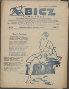 Bicz Pomorski : tygodnik satyryczno-humorystyczny 1928, R. 1 nr 15