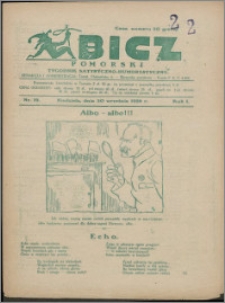Bicz Pomorski : tygodnik satyryczno-humorystyczny 1928, R. 1 nr 19