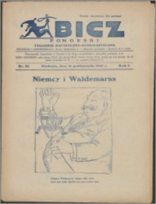 Bicz Pomorski : tygodnik satyryczno-humorystyczny 1928, R. 1 nr 22
