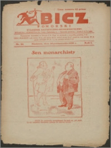 Bicz Pomorski : tygodnik satyryczno-humorystyczny 1928, R. 1 nr 23