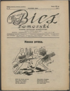 Bicz Pomorski : tygodnik satyryczno-humorystyczny 1928, R. 1 nr 29