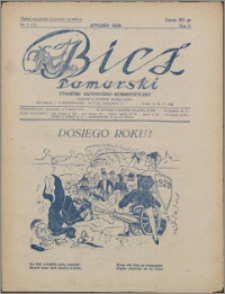 Bicz Pomorski : tygodnik satyryczno-humorystyczny 1929, R. 2 nr 1 (32)