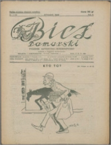 Bicz Pomorski : tygodnik satyryczno-humorystyczny 1929, R. 2 nr 2 (33)