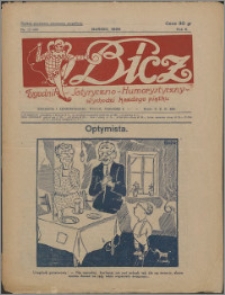 Bicz : tygodnik satyryczno-humorystyczny 1929, R. 2 nr 13 (44)
