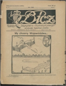 Bicz : tygodnik satyryczno-humorystyczny 1929, R. 2 nr 19