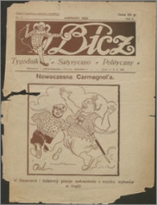 Bicz : tygodnik satyryczno-polityczny 1929, R. 2 nr 23