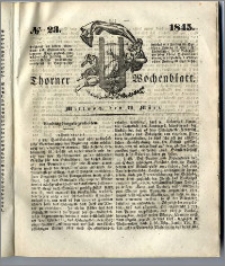 Thorner Wochenblatt 1845, No. 23 + Beilage