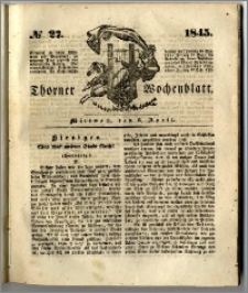 Thorner Wochenblatt 1845, No. 27 + Beilage, Zweite Beilage