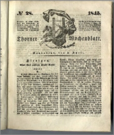 Thorner Wochenblatt 1845, No. 28 + Beilage, Zweite Beilage, Thorner wöchentliche Beitung