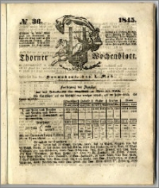 Thorner Wochenblatt 1845, No. 36 + Beilage, Thorner wöchentliche Beitung