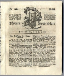 Thorner Wochenblatt 1845, No. 54 + Beilage, Extra Beilage