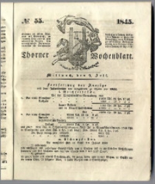 Thorner Wochenblatt 1845, No. 55 + Beilage