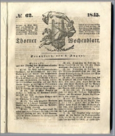 Thorner Wochenblatt 1845, No. 62 + Beilage, Thorner wöchentliche Beitung