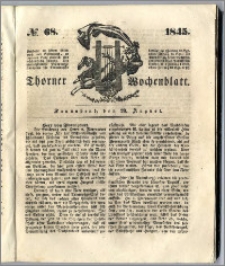 Thorner Wochenblatt 1845, No. 68 + Beilage, Thorner wöchentliche Beitung