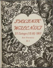 Tygodnik Wileński : pismo ilustrowane 1911, R. 1 nr 9