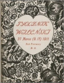 Tygodnik Wileński : pismo ilustrowane 1911, R. 1 nr 13