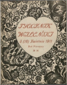 Tygodnik Wileński : pismo ilustrowane 1911, R. 1 nr 14
